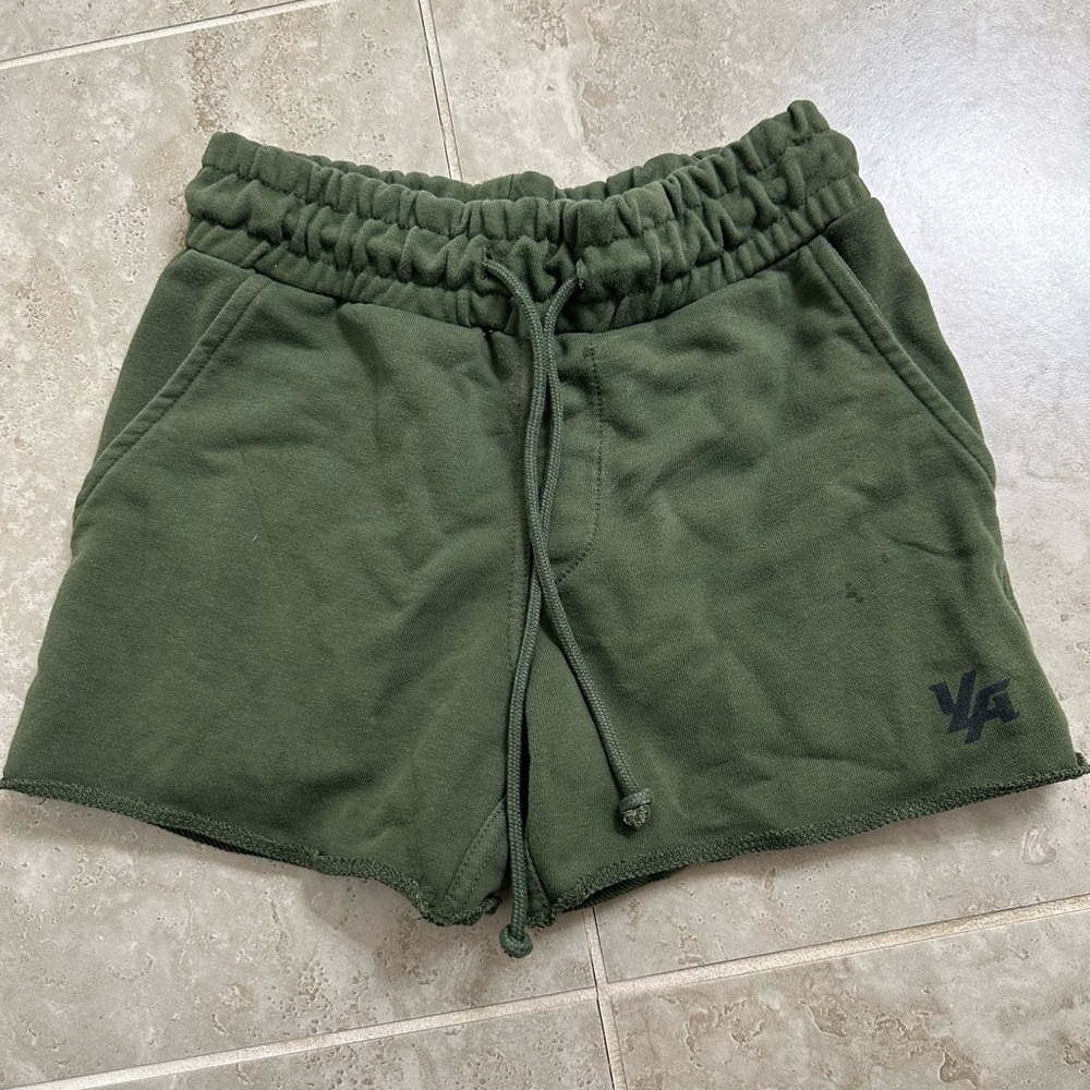 Green young la shorts!